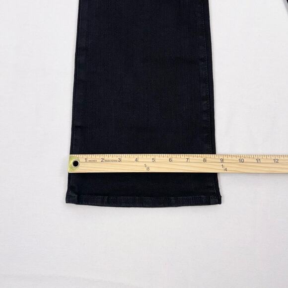 Madewell Women's Mid Rise Flare Kickout Crop Jean Size 26 Tall Black - Picture 16 of 16